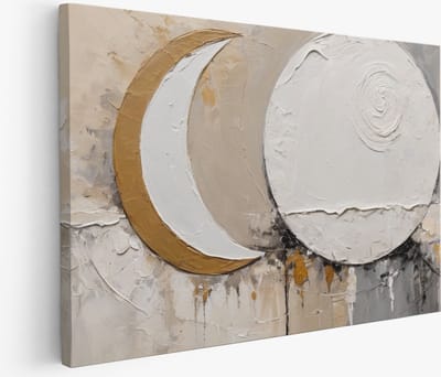 Saammp Muurcirkel Hout - Vogel op tak - Dieren - Bloemen - Ø 80 - Wandcirkel - Wanddecoratie Cirkel - muurdecoratie Woonkamer - Slaapkamer decoratie - Rond Schilderij