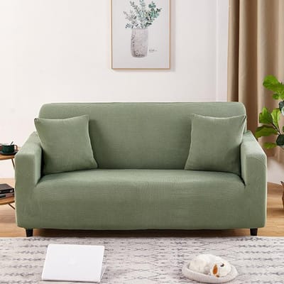 Dikke elastische bankhoes hoes voor woonkamer stretch polar fleece fauteuilhoes 1/2/3/4 zits L-vormige hoekbankhoezen 1-Seat 90-140cm
