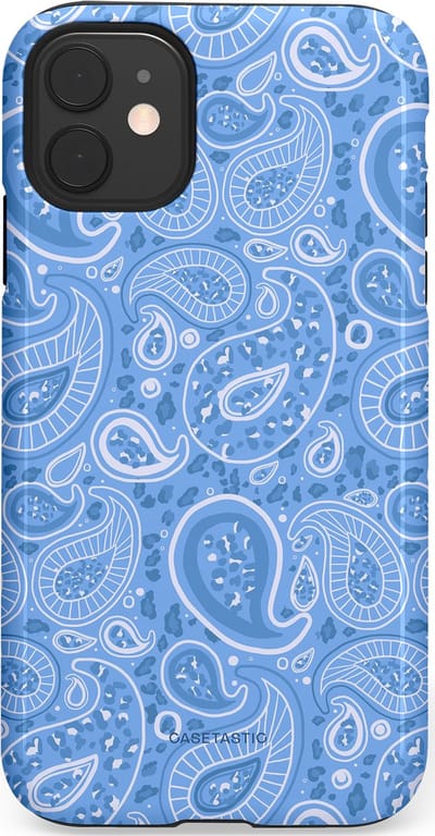 Casetastic Hoesje Geschikt voor Apple iPhone 11 - Stijlvolle Beschermende Duo-layer Case - Paisley verleiding