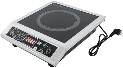 Sello! inductiekookplaat – vrijstaand – draagbaar – 1 pit – 800/3500w vermogen – 8 vermogens – 8 temperaturen – timerfunctie