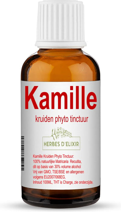 Herbes D'elixir Kamille Tinctuur - 100 ml - 1 stuk - Ondersteunt de weerstand