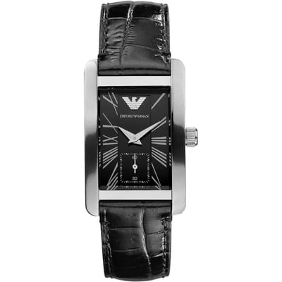 Emporio Armani AR0144 Zwarte Wijzerplaat Klassiek Dameshorloge