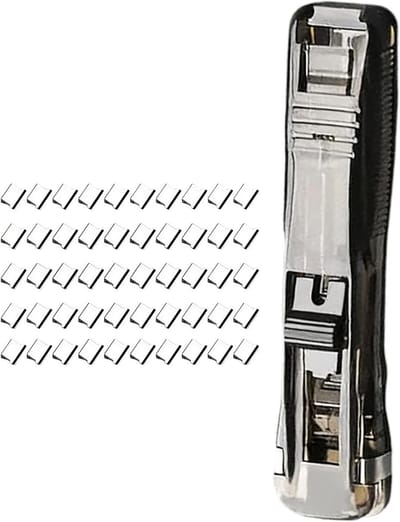 Nietmachine Set - Document Organizer - Papierwerk Ordenen - Herbruikbaar Ontwerp - 13 x 5 x 4 cm - Zwart