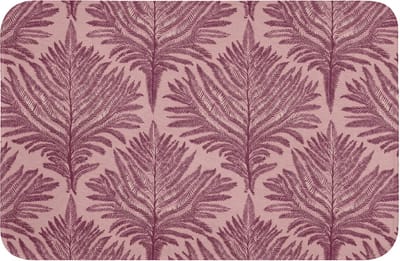 WC mat 60x40 cm - Antislip - Varen - Patroon - Paars - Toiletmat - Vloermat - Douchemat - Toilet tapijt - Toiletmatten