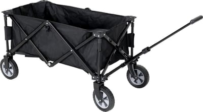 Bolderkar van WDMT™ | 88 x 47 x 55 cm | Opvouwbare bolderkar inclusief draagtas | Zwart
