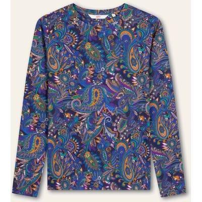 Oilily Tourana Top- maatXS Porcelain Blauw