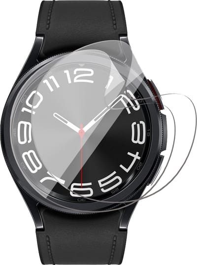 Screenprotector geschikt voor Samsung Galaxy Watch 6 Classic 43 mm - 2x FlexGuard Screen Protector