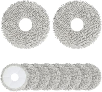 Efficiënte Wasbare Reinigingspads voor Stofzuigers, 10 Stuks, Geschikt voor Diverse Modellen, Chenille Materiaal