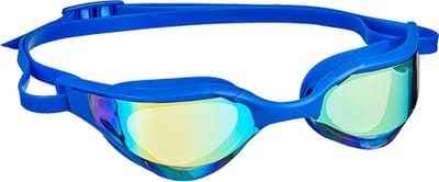 BECO zwembril Cadiz mirror - blauw