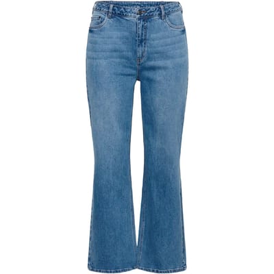 Broek JEANS LEOANA WIDE KAFFE CURVE 108260
