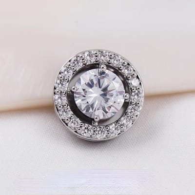 Nieuwe Dierlijke Uil Magneet Broche Zirconia Strass Bij Corsage Shirt Luxe Broches Voor Man En Vrouwen Sieraden Accessoires gray
