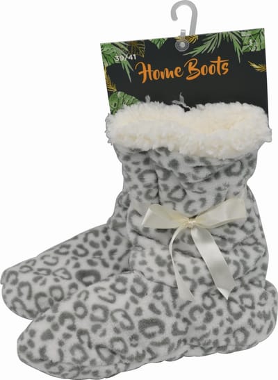 Sloffen Dames - EXTRA ZACHT - 36/38 - ANTI-SLIP - beige jungle print
