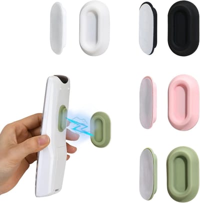 Magnetische Wandhouder voor Afstandsbedieningen - 4 Stuks Zelfklevende Siliconen Organizers voor TV en Ventilator, Geen Boren Nodig, Ruimtebesparend en Praktisch