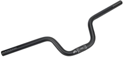 Dailygoody - Fietsstuur - Aluminium Stuur - Hoogteverhoging 120mm - Zwart - Geschikt voor Gravelfiets - Trailfiets - BMX