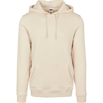 Urban Classics - Organic Basic Hoodie/trui - M - Creme