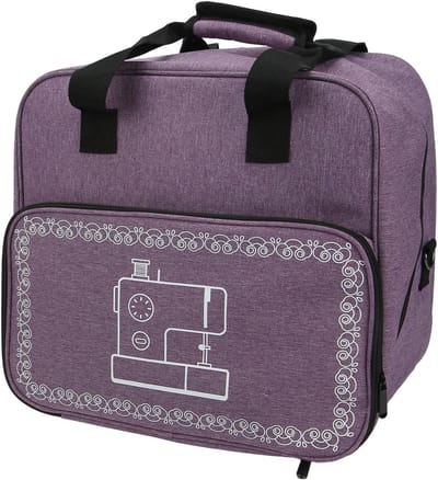Naaimachine Tas - Opbergtas Naai - Naaispullen Opbergen - Ruime Opbergruimte - 41 x 36 x 7 cm - Paars