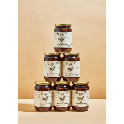 KoRo | Bio zwarte Kalamata-olijven 6 x 400 g