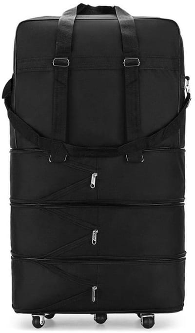 By shayne - Zachte Uitbreidbare Bagage - Opvouwbare Koffer - Compact en Lichtgewicht - Maat M - Grote Capaciteit - Ideaal voor Reizen - Voor Mannen e.