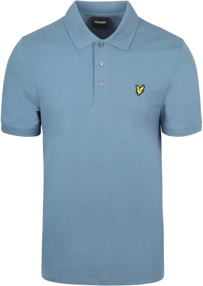 Lyle and Scott Polo Ocean Sky - Maat L - Heren