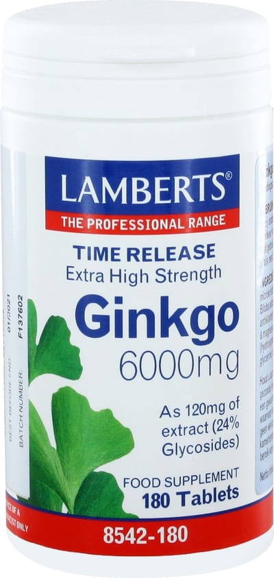 Capsules Lamberts Ginkgo (180 uds)