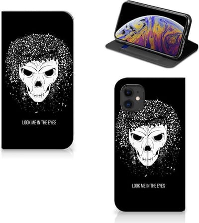 Mobiel BookCase Apple iPhone 11 Skull Hair