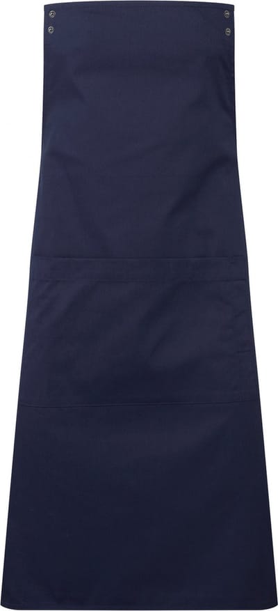 Schort/Tuniek/Werkblouse Unisex One Size Premier Navy 65% , 35% Katoen