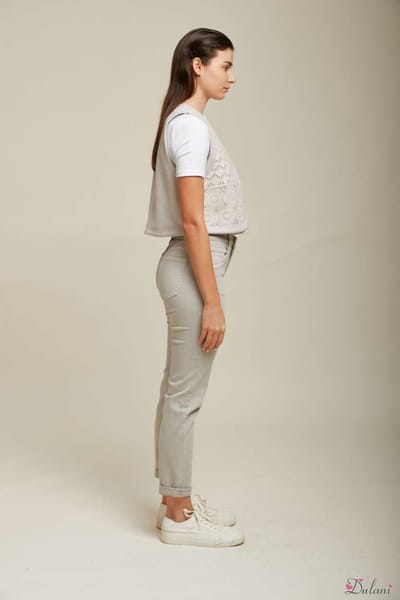 Broek Toxik3 normale taille regular fit grijs