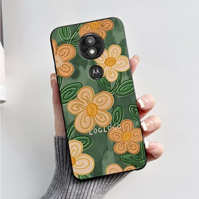Hoesje Cover Voor Motorola Moto G7 Play Prachtig Hoesje Zachte Siliconen Shell Voor Motorola Moto G7 Power Schattig Cartoon Zwart Hoesje Moto G7 Play