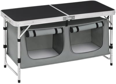 Geargalaxy Opvouwbare Campingtafel - Aluminium Koffermodel - Campingtafel - Lichtgewicht Picknicktafel - Tuin - Camping - Strand