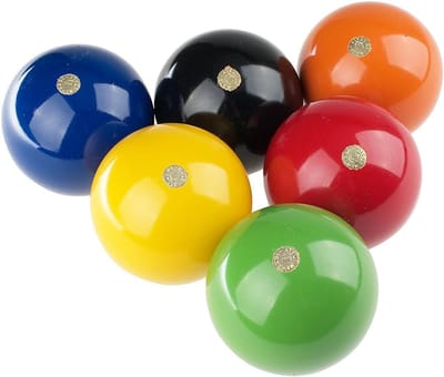 Reserveballen Hout - Croquet Ballen - Tuin Spel - Gemaakt in EU - 70 mm Diameter - Veelkleurig