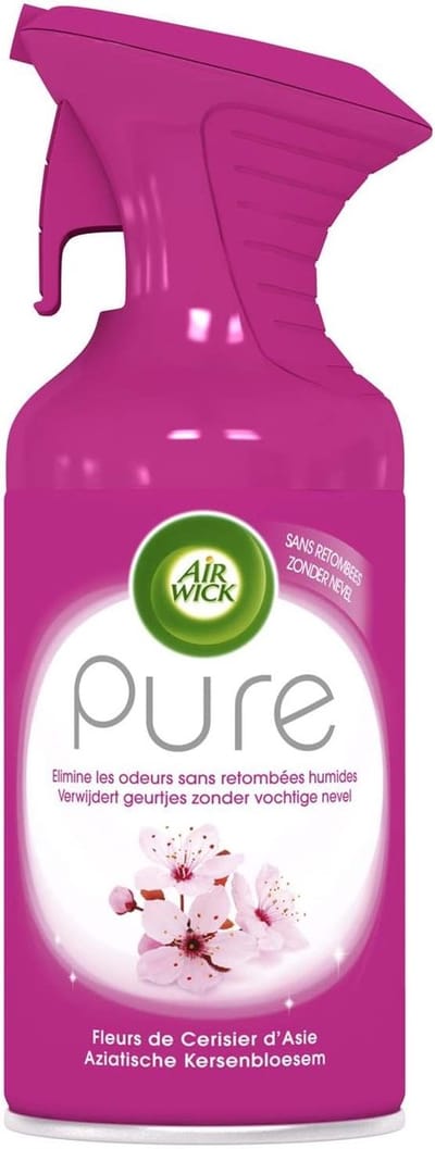 Kamerspray Set - Geurverspreider Luchtverfrisser - Frisse Geur Creëren - Formule zonder water - 250 ml 6 stuks - Kersenbloesem