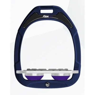 Platte Grip Marine/Grijs/Paarse beugels Flex-On Green Composite