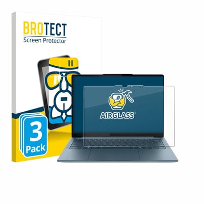 Screenprotector 3 Stuks voor Lenovo Yoga Slim 7 Gen 10 14" Touch Beschermglas transparant