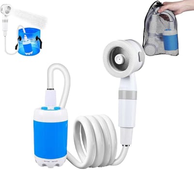 Shower - draagbare douchekop voor kamperen - waterpompen -oplaadbare buitendouchekop - voor kamperen, wandelen, reizen, autowassen en huisdierenreiniging