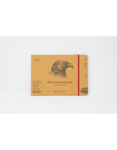 SMLT schetsblok Kraftpapier album 24,5x17,6 cm 90gr 24 vel.