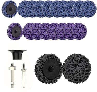 Grof Reinigingsschijven Set - 21 Stuks 50mm voor Slijpen en Polijsten