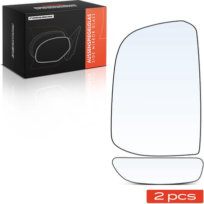 Frankberg 2x Buitenspiegelglas Voor Links Rechts voor Hyundai