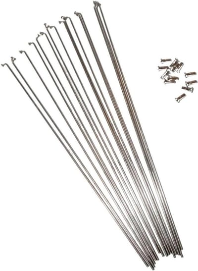 Fietsspaken Roestvrij Staal - Fietswiel Spaken - Wiel Reparatie - 304 Roestvrij Staal - 292 mm - Zilver