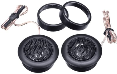 Dailygoody - Audio Speaker - Auto Mini Luidsprekers - Compact en krachtig - 12V 120W - Tweeter Hoorn - Ideaal voor auto- en audiofans - 2 Inch
