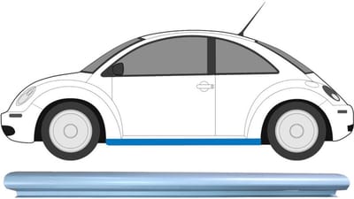 Reparatie dorpel voor Volkswagen New Beetle 1998-2005 / Links