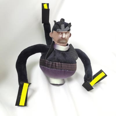 Nieuwe Skibidi Toilet Pluche Speelgoed Skibidi Toilet Titans Tv Man Zacht Speelgoed Poppen Skibidi Toilet Titans Speakerman Klok Man Verjaardag black