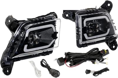 LED Mistlampen - Dagrijverlichting DRL - Veiliger Rijden - Waterdicht Stofdicht - 13.2V 8W - Chroom