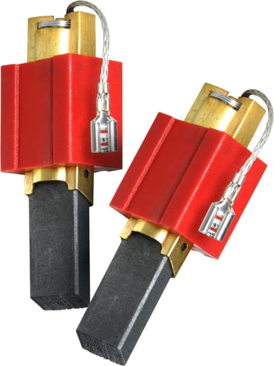 2x Dparts koolborstel in houder geschikt voor Miele wasmachine - koolborstels nr. 4297410 - 4297411 - 4297412 - 4297413