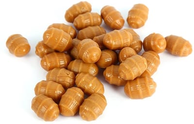 Dailygoods- Kunstmatige Tijgernoot - Zacht/Drijvend Aas - Pop-up Pellets - 30 Stuks - Kunststof - 1,1 x 1,8 cm - Vissenaas