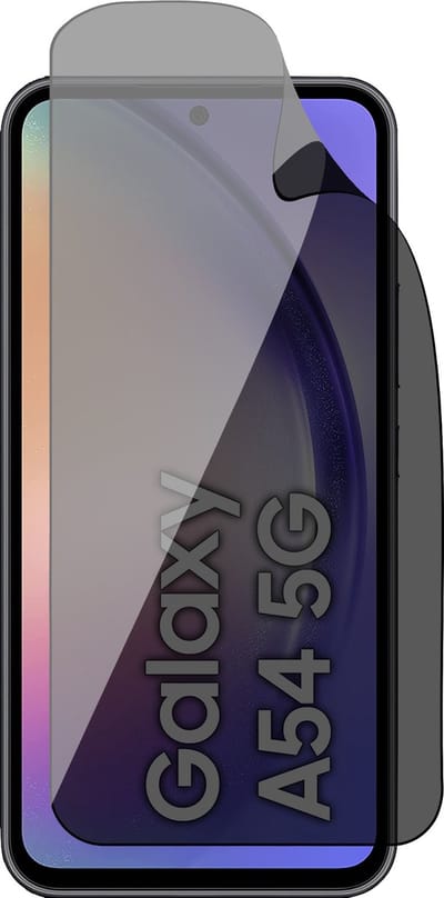 Privacy Screenprotector geschikt voor Samsung Galaxy A54 - 1x FlexGuard Screen Protector