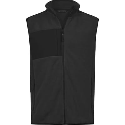 Tee Jays - Mountain Fleece Bodywarmer - Black/Black maat XS