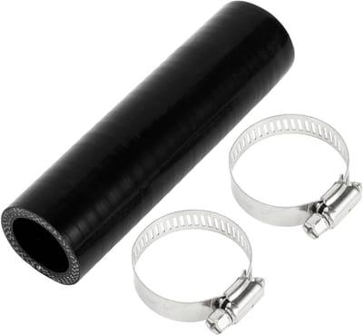 Dailygoods- Autosiliconenslang 25 mm - Zwarte Siliconenslang - Koelmiddelen Slang - Meerlaags Weefsel - Lengte 127 mm - Temperatuur tot 300℃ - Koelvloeistofslang