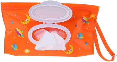 Baby Wipes Dispenser - Draagbare Doekjes Houder - Onderweg Hygiëne - Herbruikbaar En Hervulbaar - 24 x 14 cm