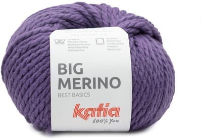 Katia Big Merino - 61 donker violet - Wol/Acryl Garen