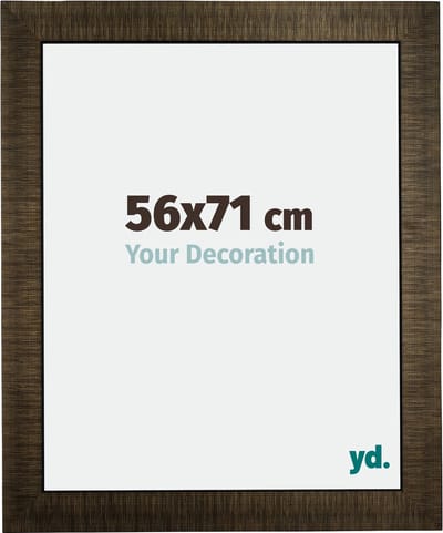 Your Decoration - Fotolijst 56x71 cm - Hout - Champagne Geborsteld - Leeds